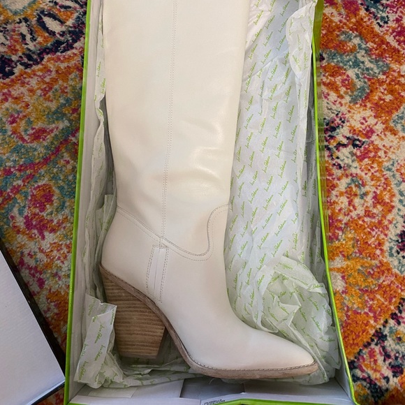 COPY - Sam Edelman indigo white leather boots! NWT - Picture 3 of 12